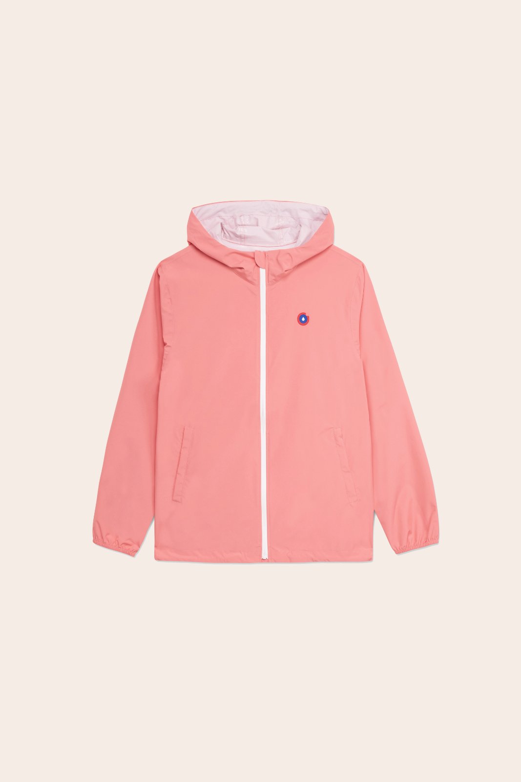 Passy - Raincoat Windbreaker Short - Flotte #couleur_corail