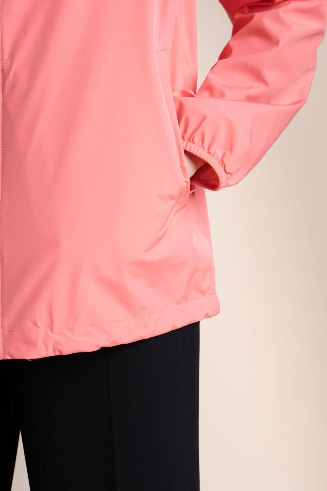 Passy - Raincoat Windbreaker Short - Flotte #couleur_corail