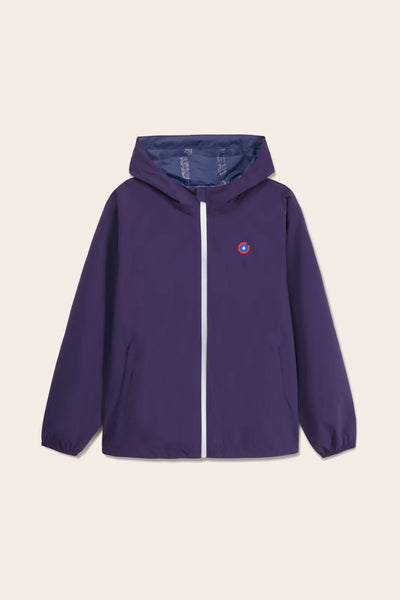 Passy - Raincoat Windbreaker Short - Flotte #couleur_aubergine