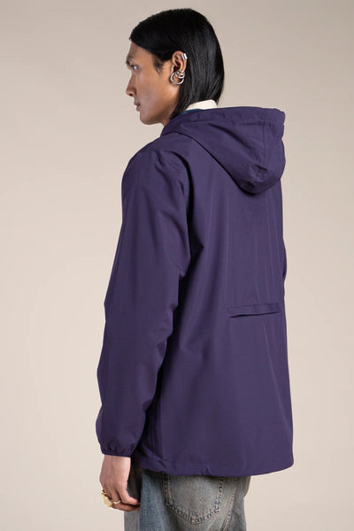 Passy - Raincoat Windbreaker Short - Flotte #couleur_aubergine