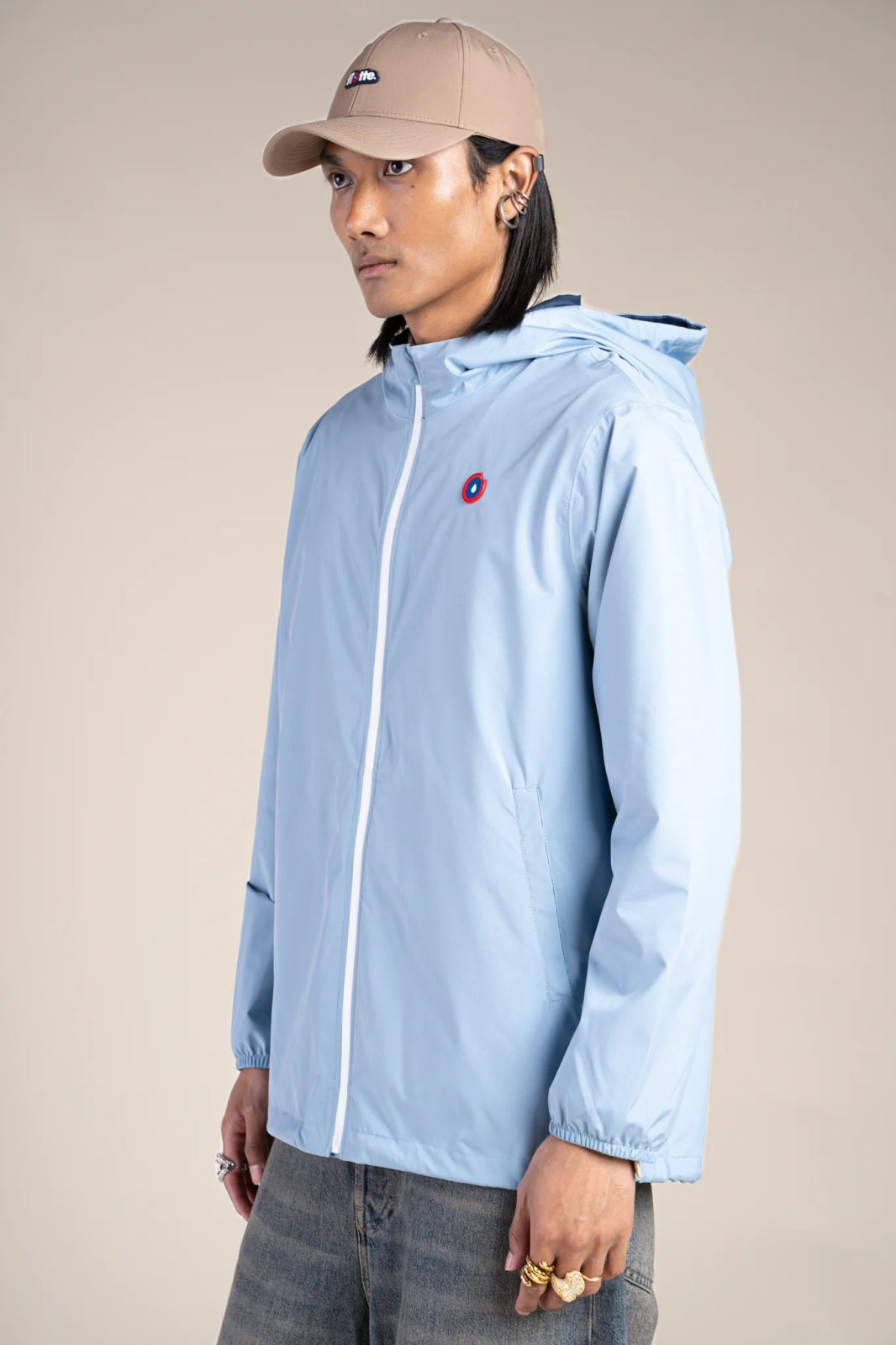 Passy - Raincoat Windbreaker Short - Flotte #couleur_ciel