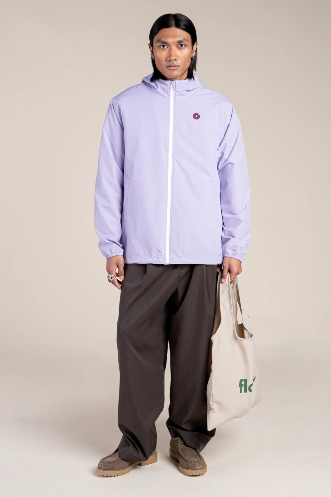 Passy - Raincoat Windbreaker Short - Flotte #couleur_lilas