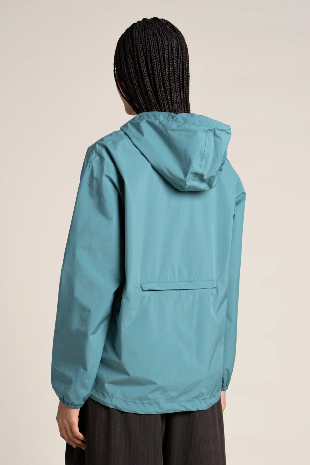 Passy - Raincoat Windbreaker Short - Flotte #couleur_emeraude