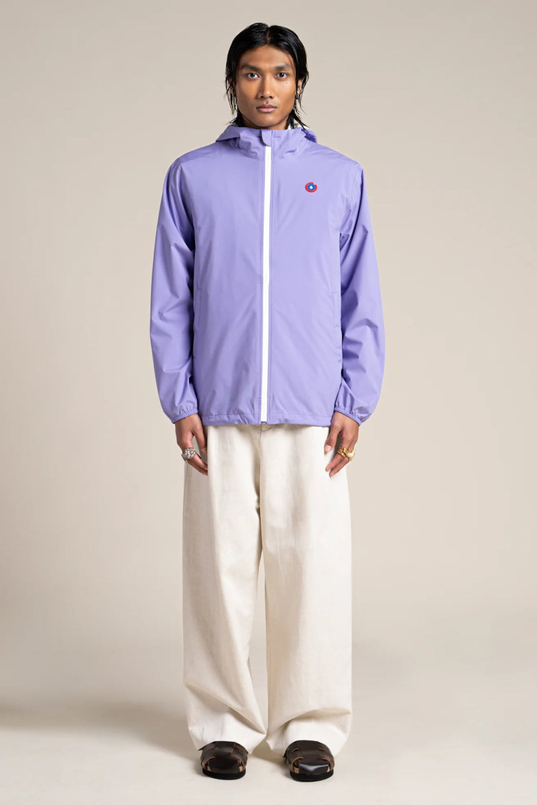 Passy - Raincoat Windbreaker Short - Flotte color parma violet #couleur_parme