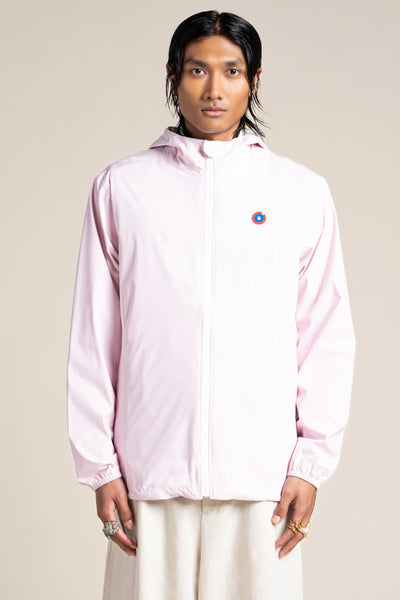 Passy - Raincoat Windbreaker Short - Flotte color marshmallow pale pink #couleur_marshmallow