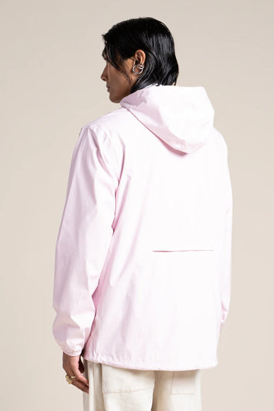 Passy - Raincoat Windbreaker Short - Flotte color marshmallow pale pink #couleur_marshmallow