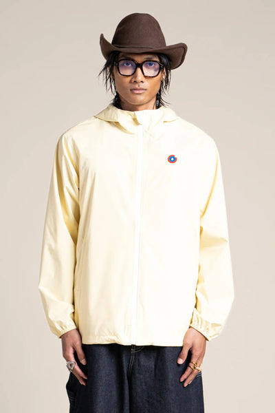 Passy - Raincoat Windbreaker Short - Flotte color butter pale yellow #couleur_butter