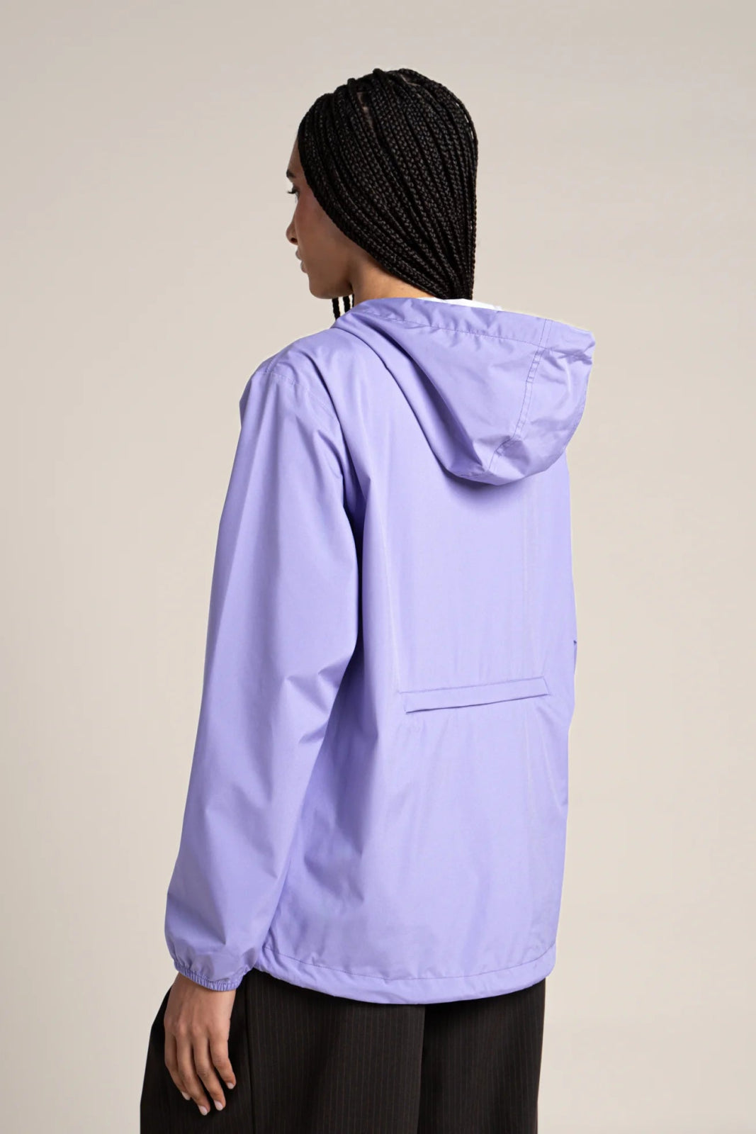 Passy - Raincoat Windbreaker Short - Flotte color parma violet #couleur_parme