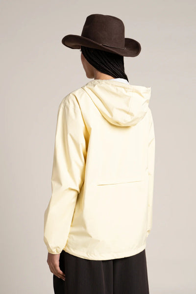 Passy - Raincoat Windbreaker Short - Flotte color butter pale yellow #couleur_butter