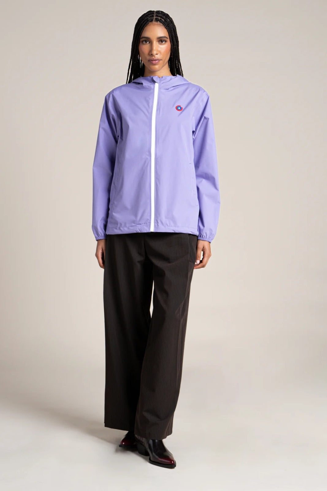 Passy - Raincoat Windbreaker Short - Flotte color parma violet #couleur_violet