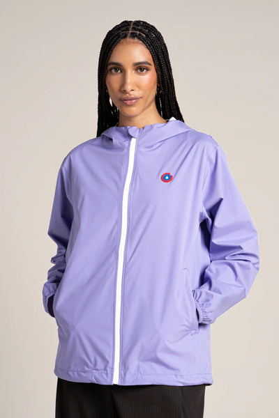 Passy - Raincoat Windbreaker Short - Flotte color parma violet #couleur_parme