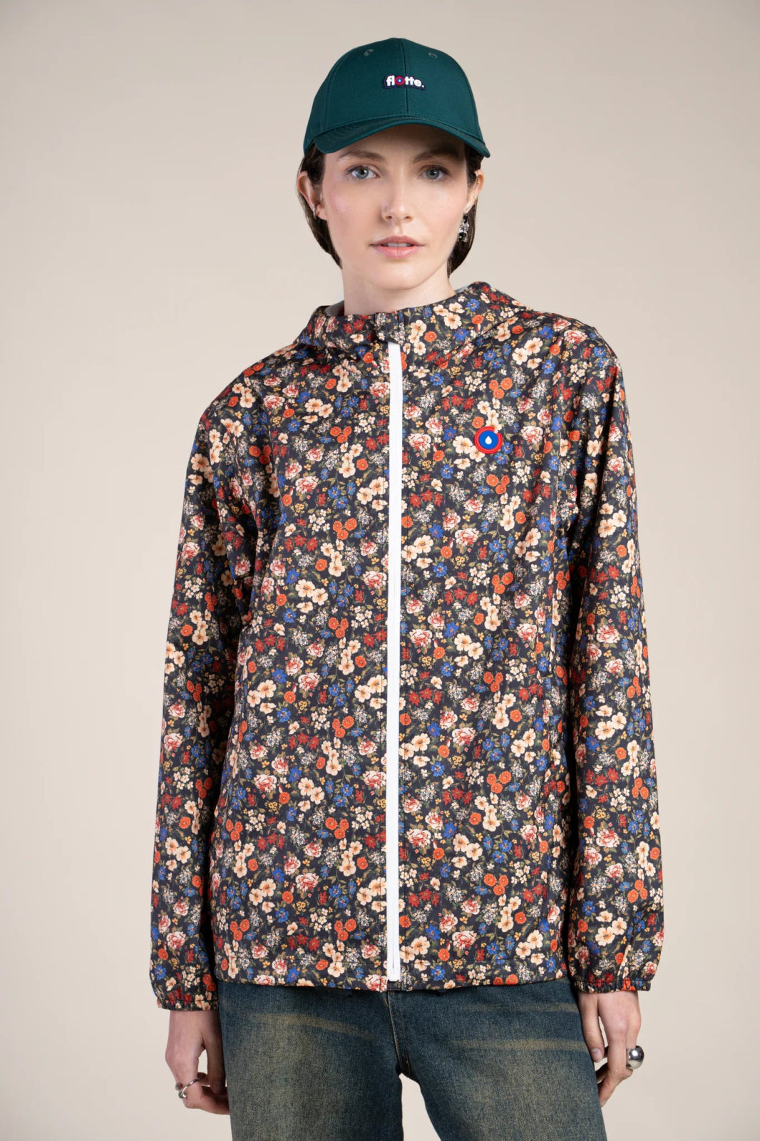 Passy - Raincoat Windbreaker Short - Flotte #couleur_bloom