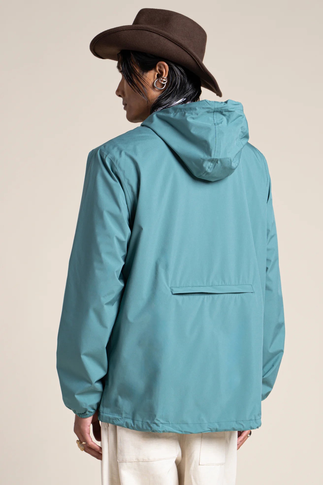 Passy - Raincoat Windbreaker Short - Flotte #couleur_emeraude