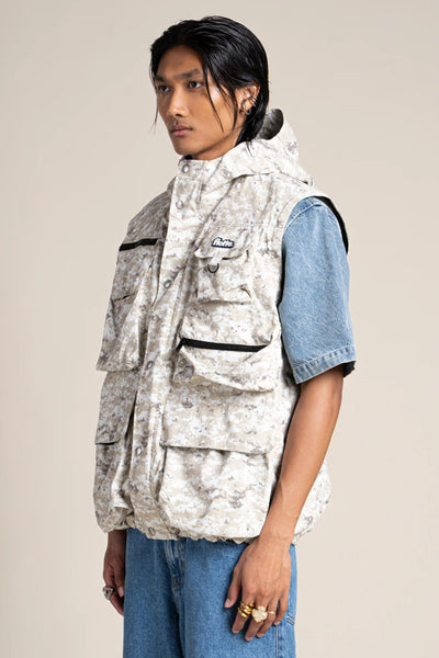 Saint Cyr - multi-pocket jacket - Flotte pixel-camo color print #couleur_pixel-camo