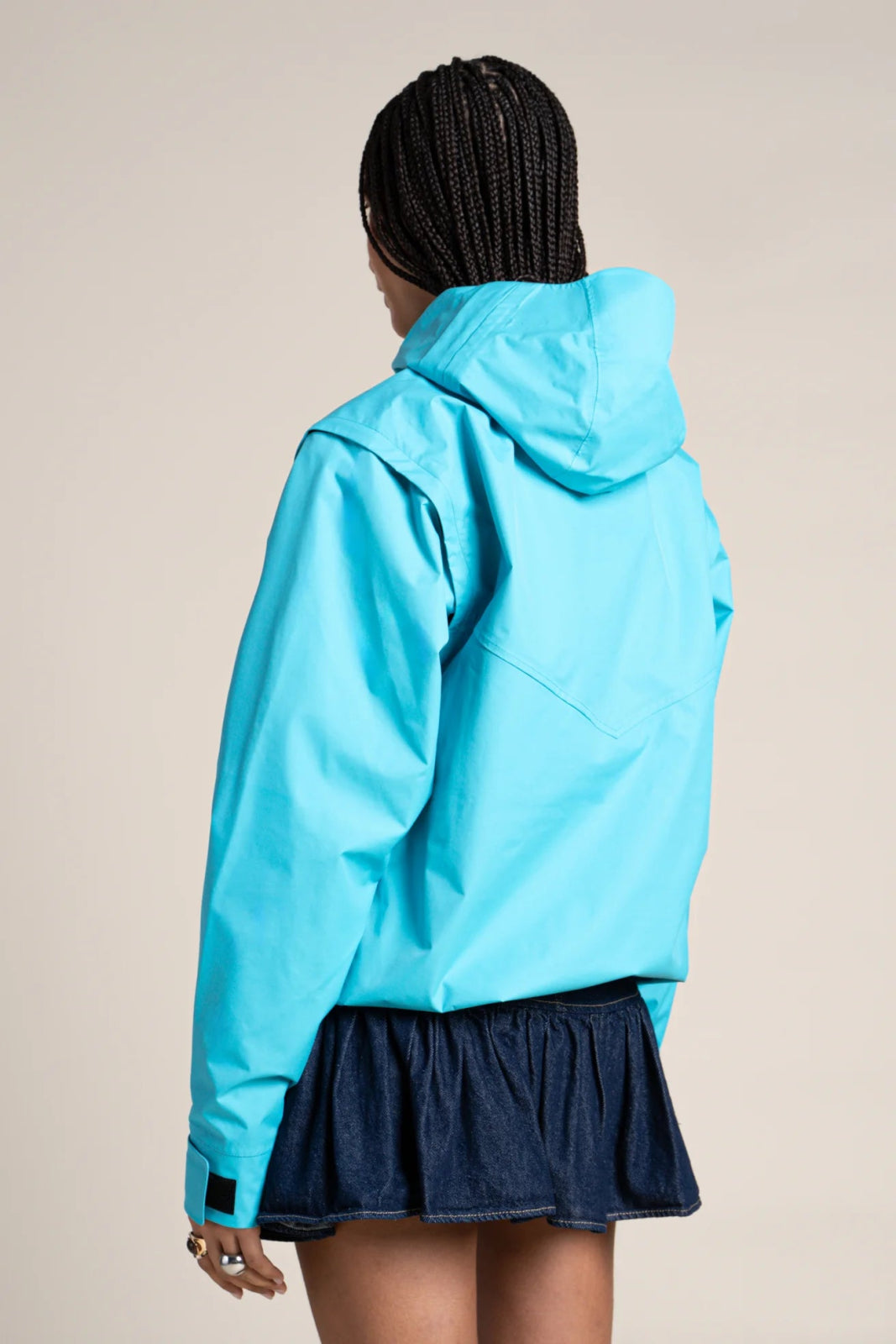 Saint Cyr - multi-pocket jacket - Flotte couleur turquoise #couleur_turquoise