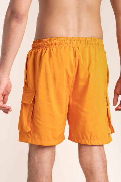 Saint Louis - Swimsuit shorts - Flotte #couleur_abricot