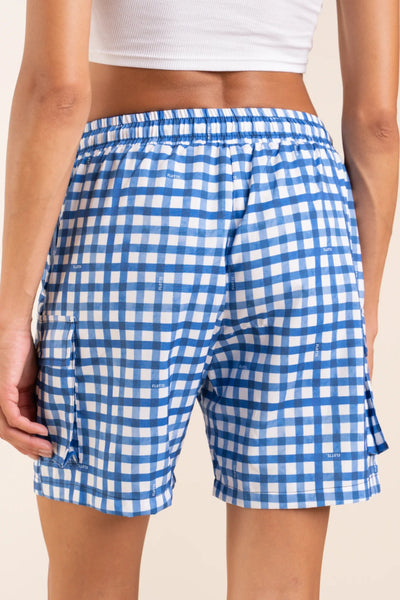 Saint-Louis - Swimsuit shorts - Flotte #couleur_vichy-bleu