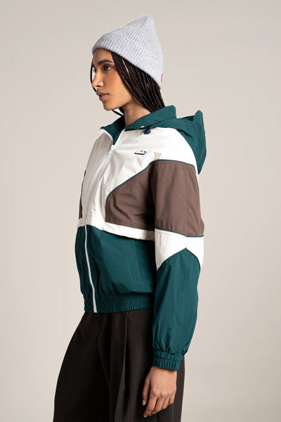 SAINT MARTIN waterproof jacket #couleur_sapin-chocolat