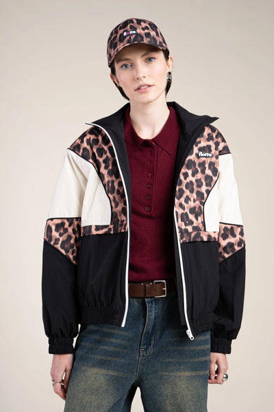 SAINT MARTIN waterproof jacket #couleur_new-leopard-Black