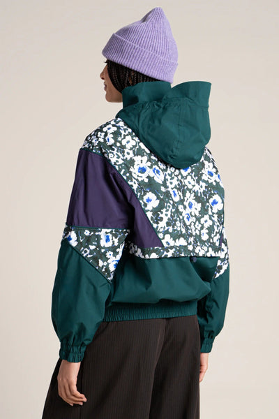 SAINT MARTIN waterproof jacket #couleur_geranium-sapin