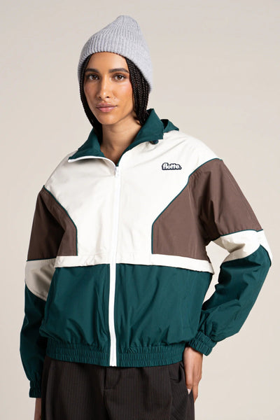 SAINT MARTIN waterproof jacket #couleur_sapin-chocolat