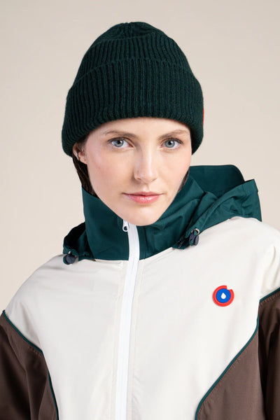 SAINT MARTIN waterproof jacket #couleur_sapin-chocolat