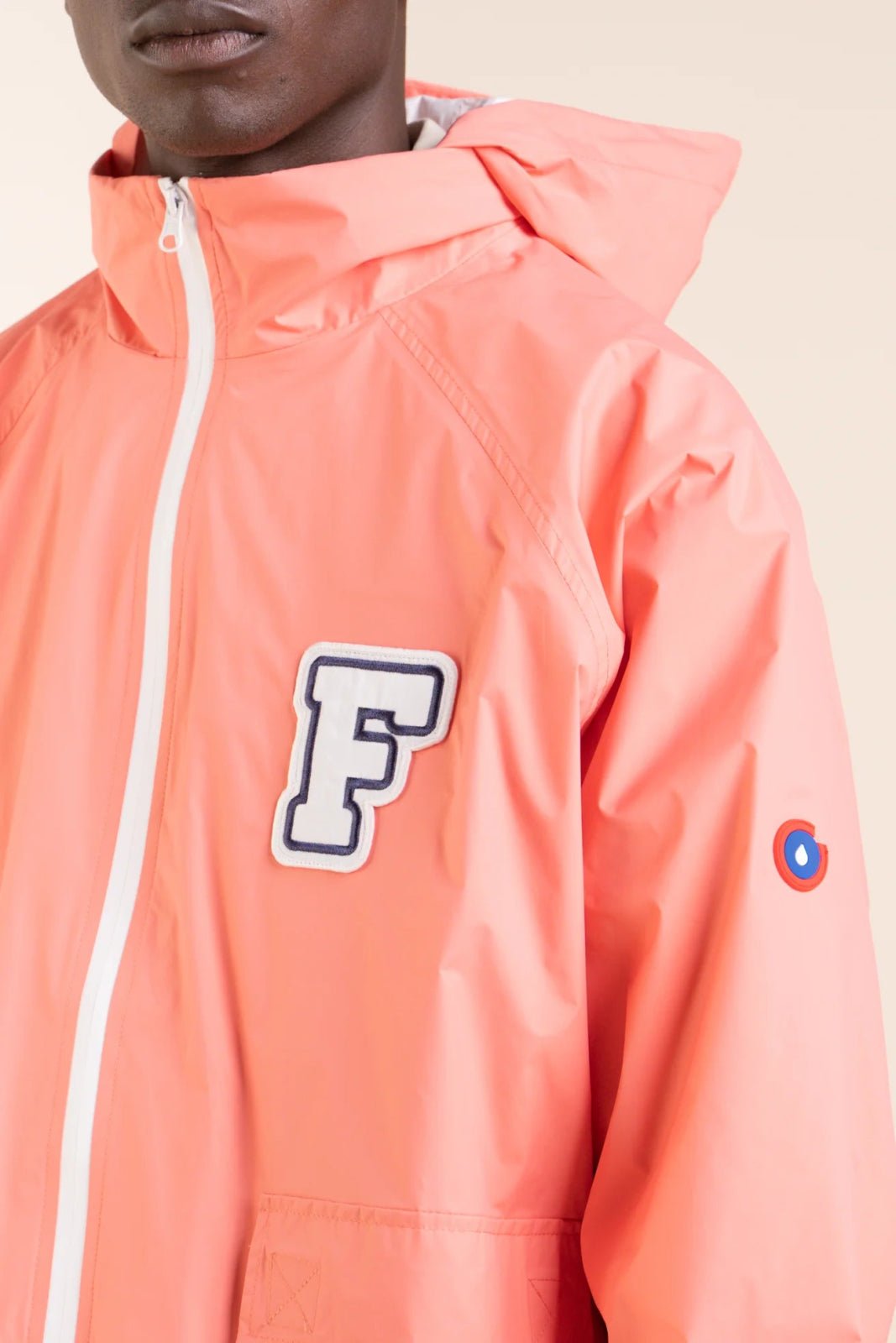 Sorbonne - university patch jacket - Flotte #couleur_corail