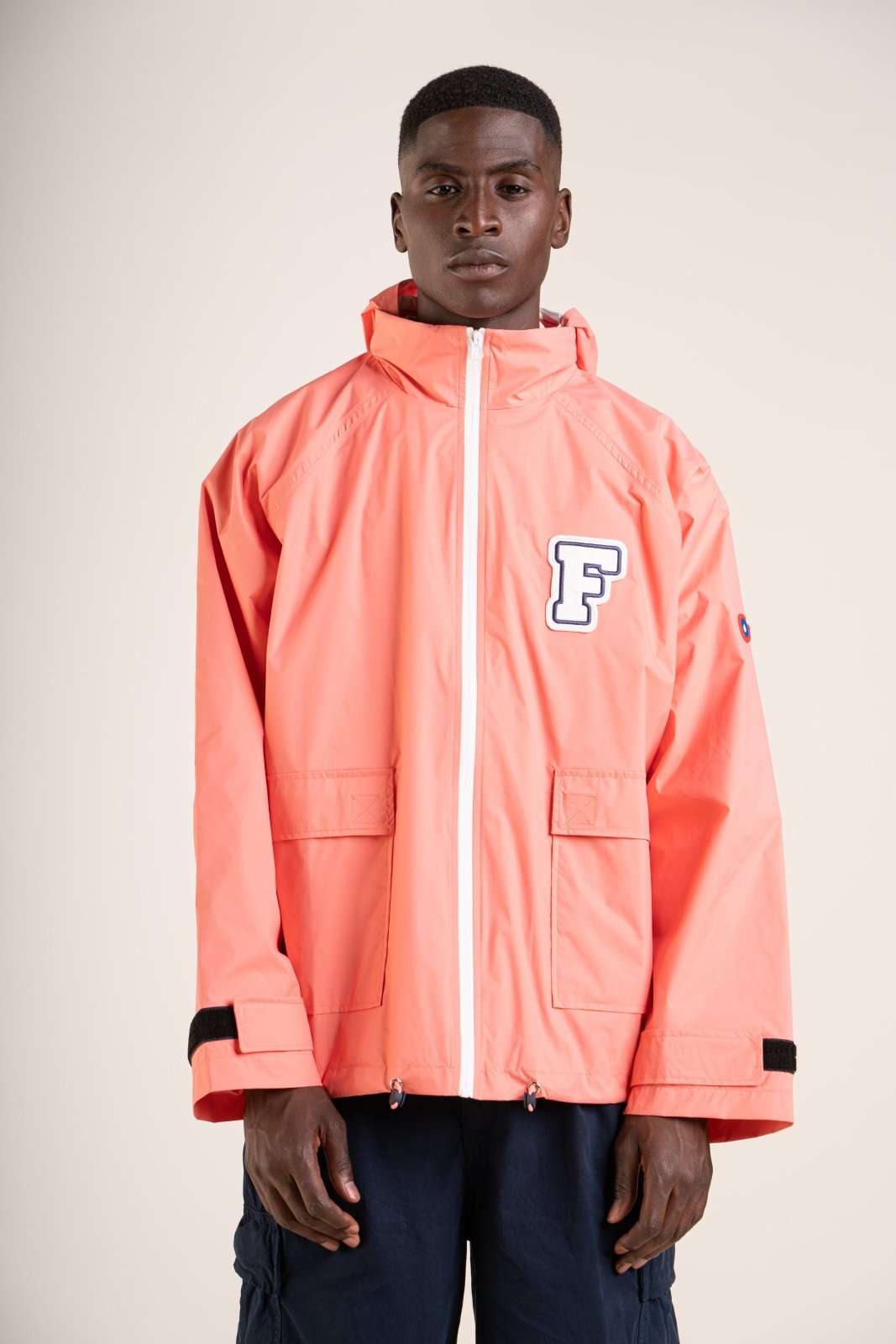 Sorbonne - university patch jacket - Flotte #couleur_corail