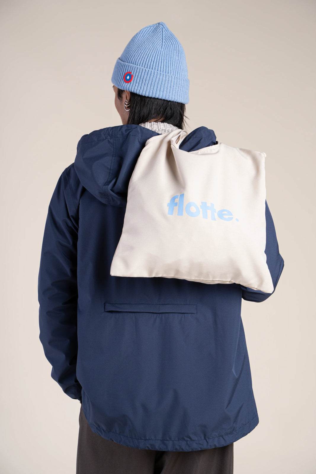 totebag logo flotte recycled cotton sky blue #couleur_bleu