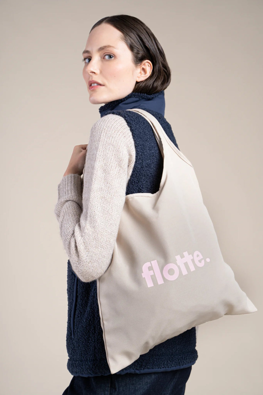 totebag logo flotte in recycled cotton #couleur_bonbon