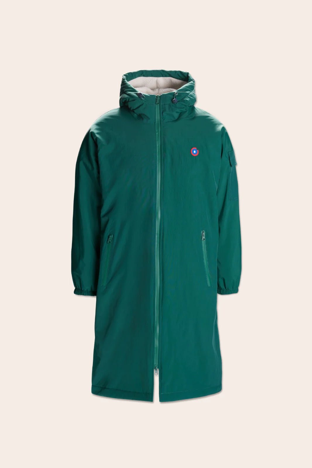 Turenne waterproof lined parka #couleur_sapin