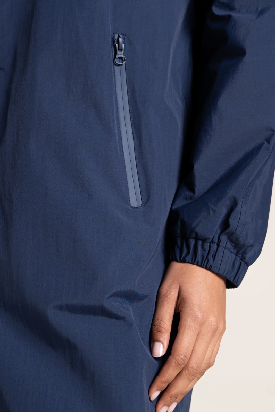 Turenne waterproof lined parka #couleur_indigo