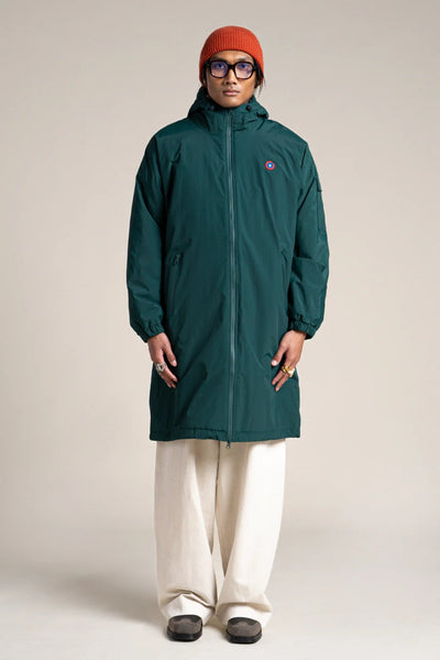 Turenne waterproof lined parka #couleur_sapin