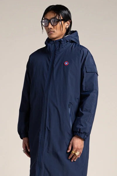 Turenne waterproof lined parka #couleur_indigo