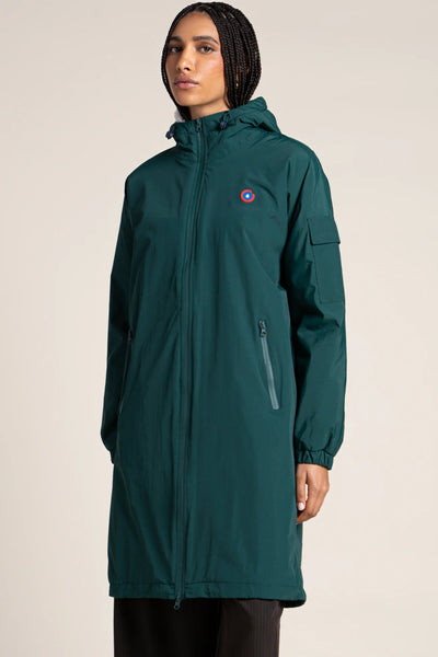 Turenne waterproof lined parka #couleur_sapin