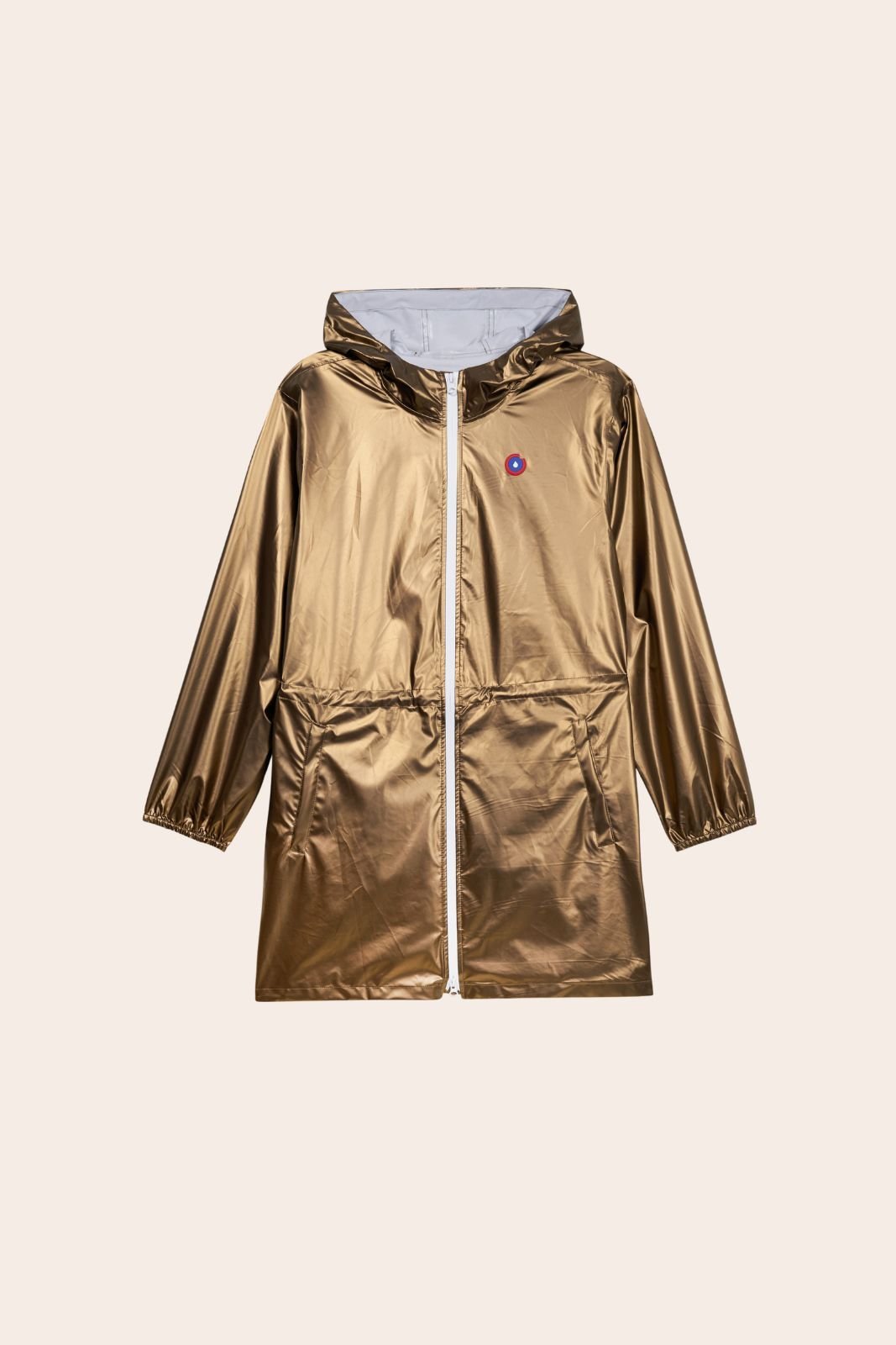 Versailles - Metallic raincoat