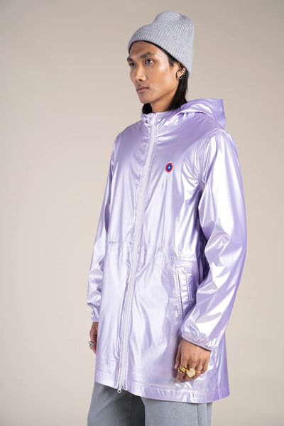 Metallic raincoat #color_lilac