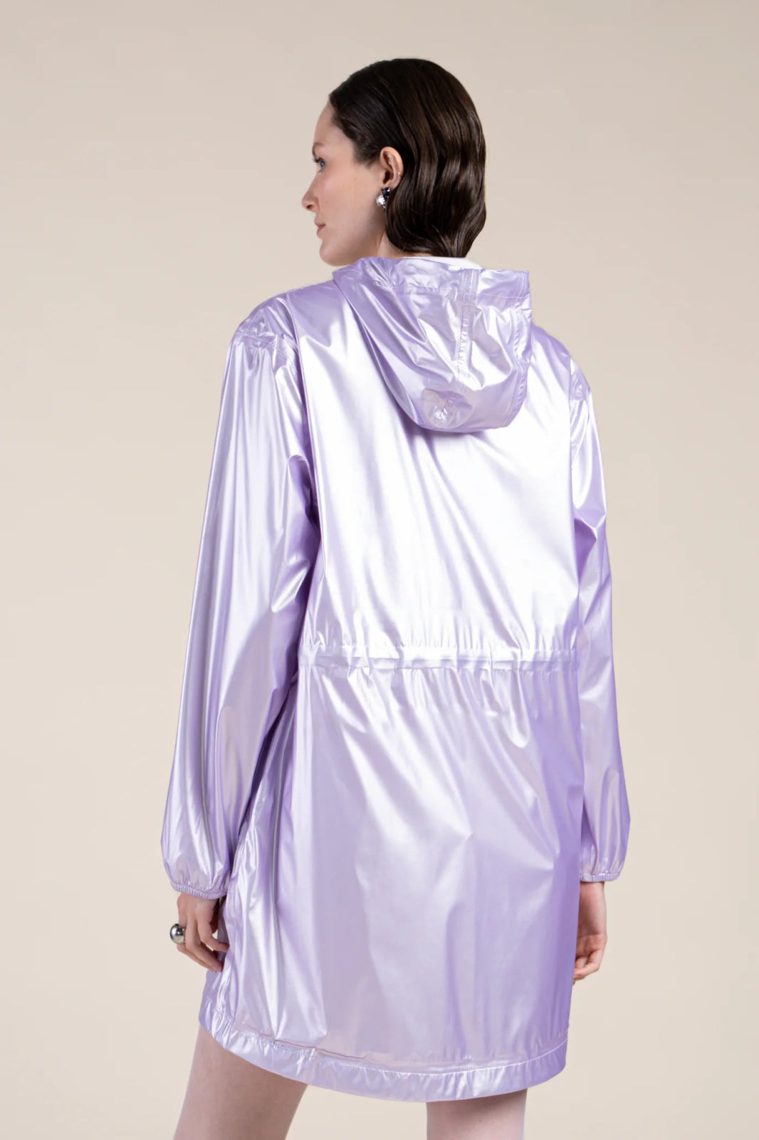 Metallic raincoat #color_lilac