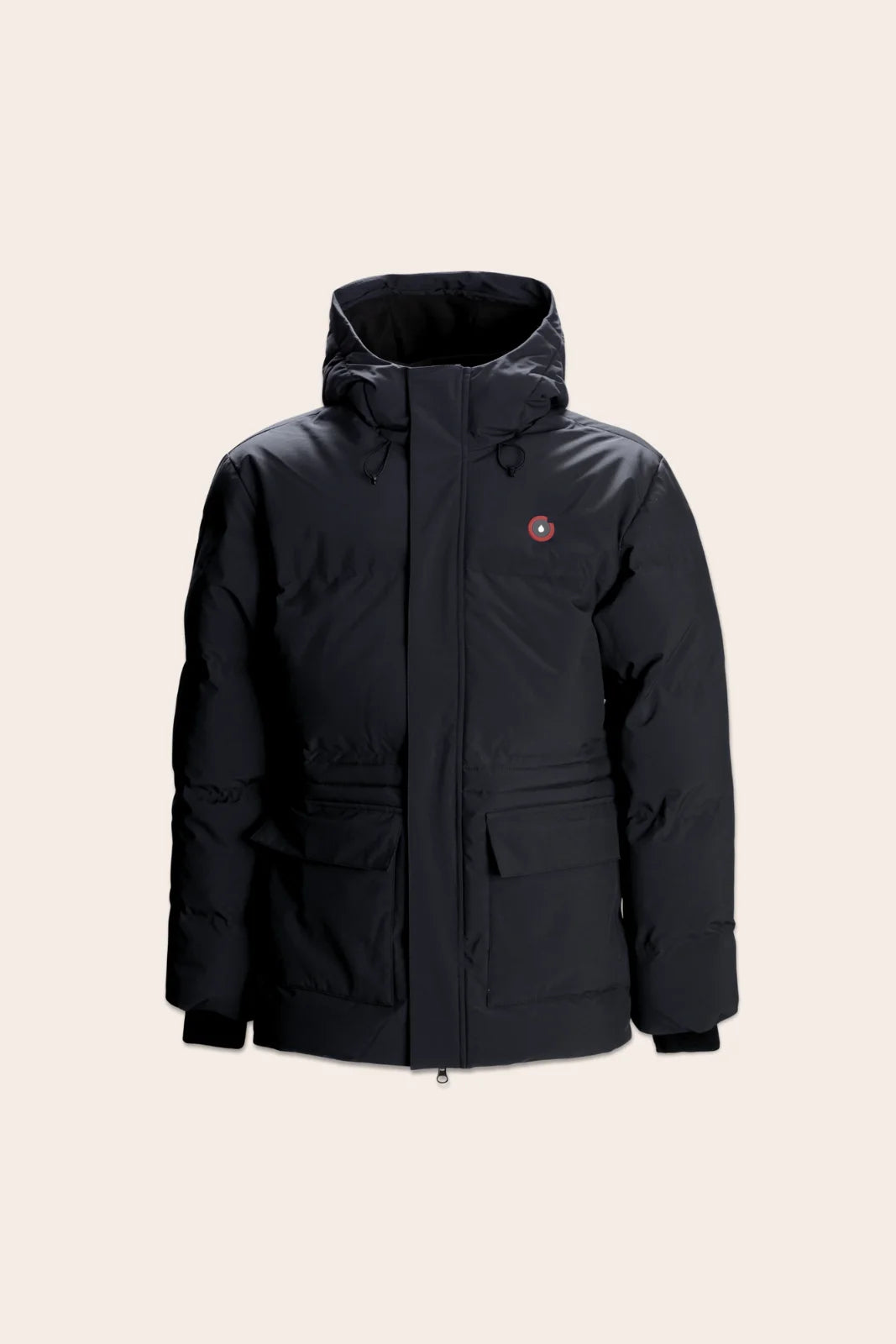 Waterproof mid-length jacket