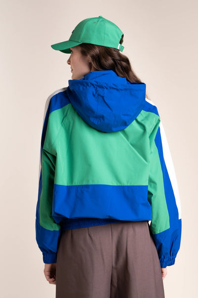 Abbesses - Tricolor sport jacket - Flotte #couleur_bleu-roi