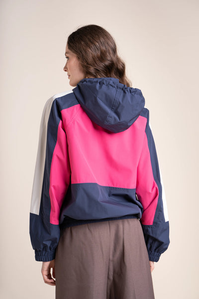Abbesses - Tricolor sport jacket - Flotte #couleur_indigo