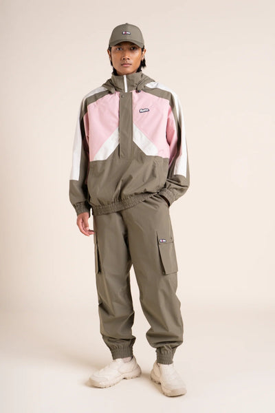Abbesses - Tricolor sport jacket - Flotte #couleur_kaki