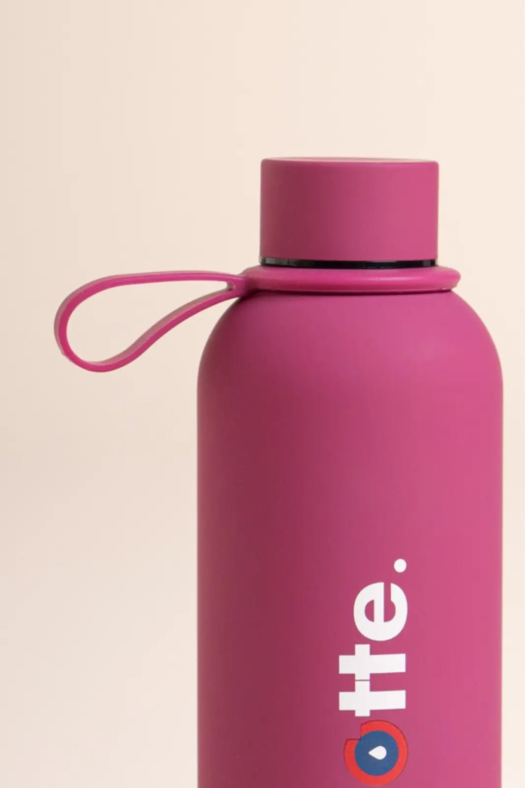 Gourd bottle holder in gum #couleur_fuschia