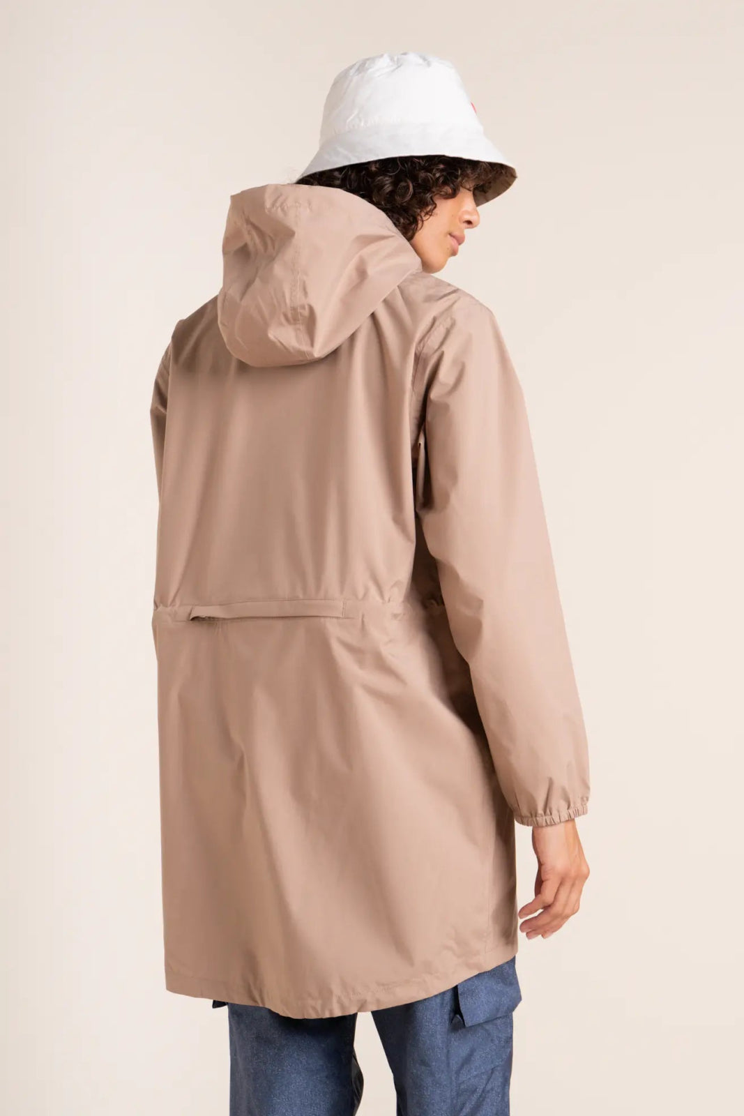 Amelot Classique - Long raincoat - Flotte #couleur_sahara