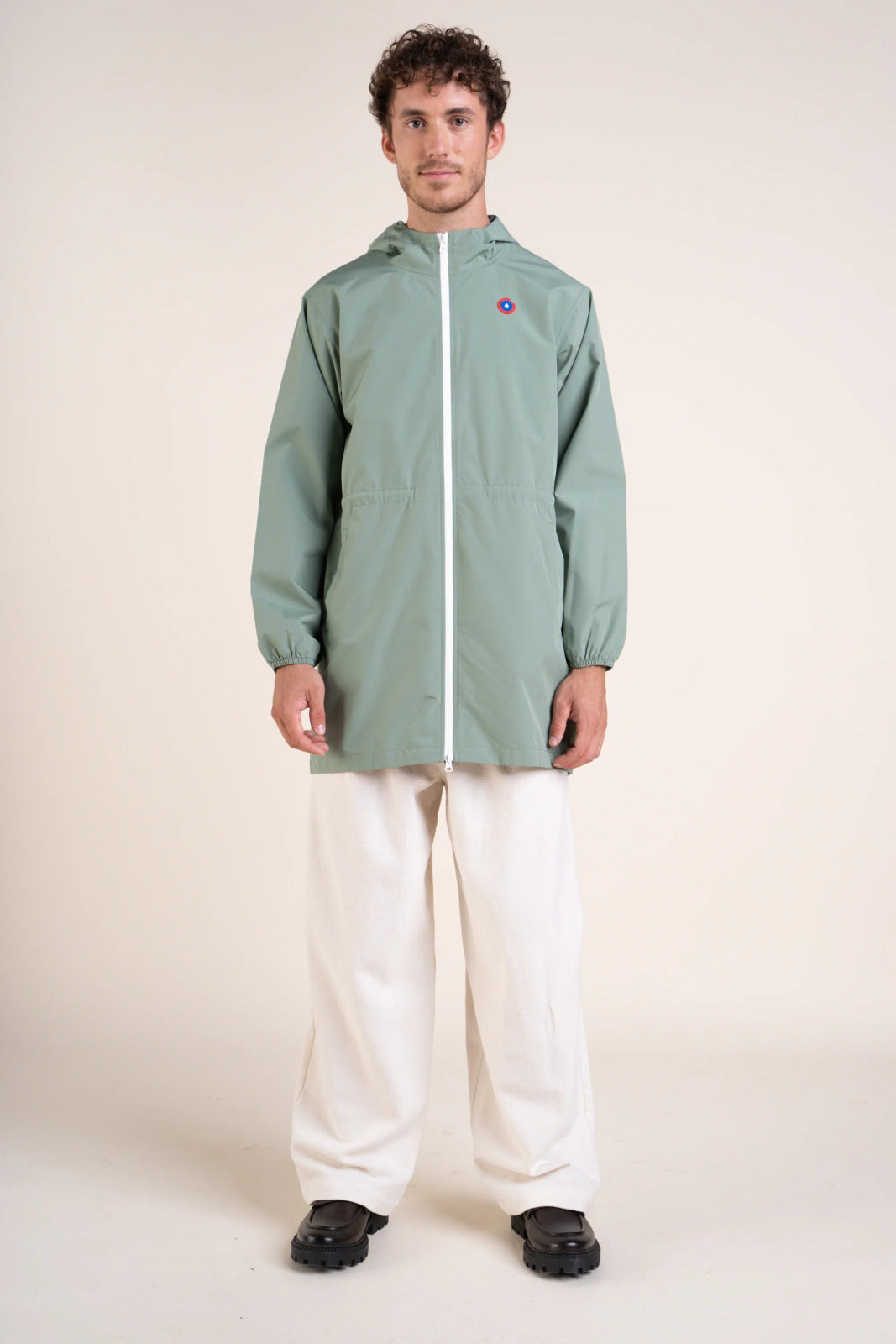 Amelot Couleur - Raincoat Long - Flotte #couleur_vert-sauge