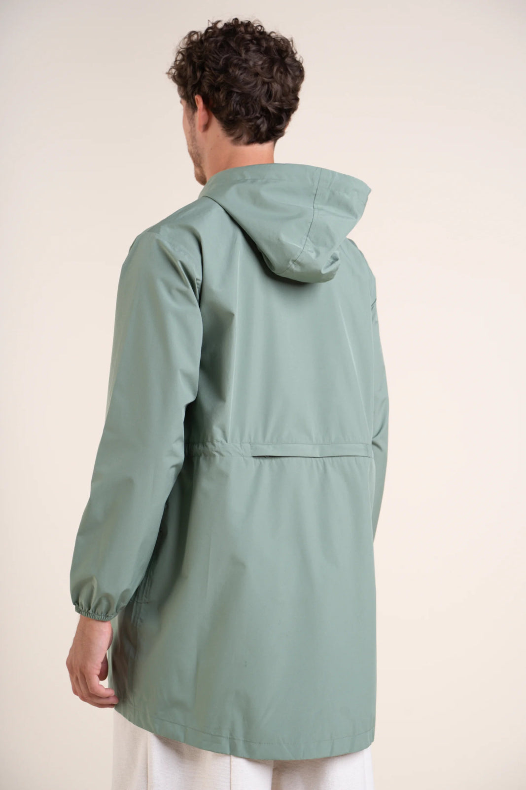 Amelot Couleur - Raincoat Long - Flotte #couleur_vert-sauge