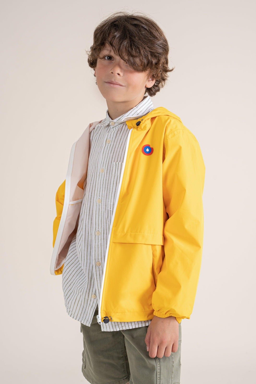 Bastille - Children's windbreaker raincoat - Flotte #couleur_citron