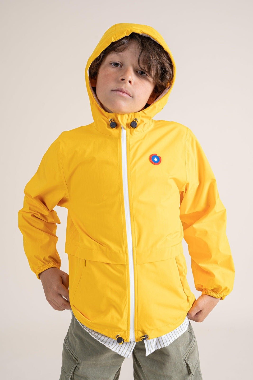 Bastille - Children's windbreaker raincoat - Flotte #couleur_citron