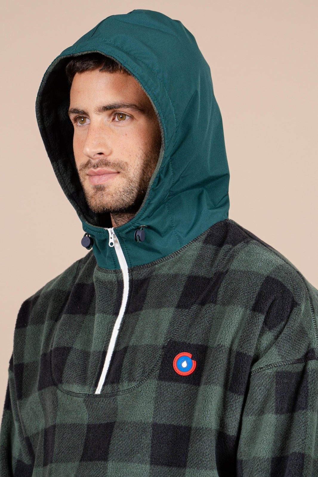 Belleville - Fleece Sweat - Flotte #couleur_sapin-tartan