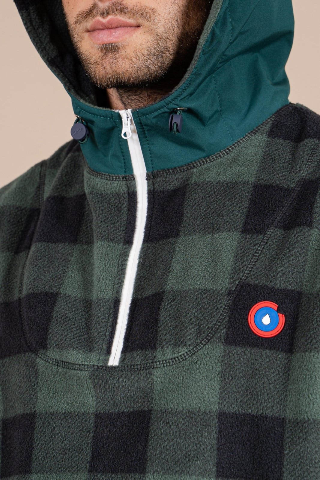 Belleville - Fleece Sweat - Flotte #couleur_sapin-tartan